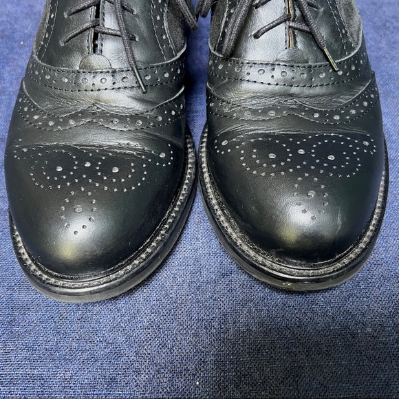 Embassy London Wingtip Brogues 10M 41 black - Picture 4 of 10